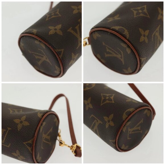 LOUIS VUITTON Monogram Papillon Pouch LV Auth sw1369 - Picture 14 of 16